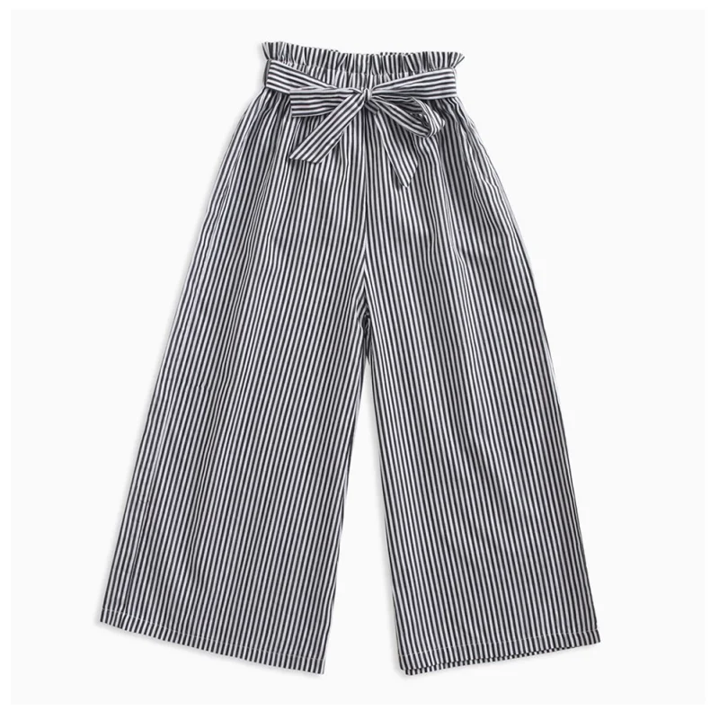 

Baby Girl Clothes Wide Leg Pants Baby Girl Pants Stripe Bow Thin Girl Wide Leg Pants Summer Fashion Girl Clothes