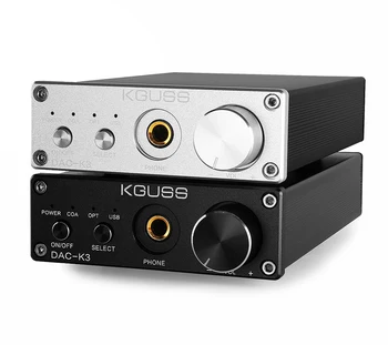 

KGUSS DAC-K3 TPA6120 CS4398 2.0 MINI HIFI USB DAC Decoded Audio Headphone Amplifier 24BIT 192KHz OPA2134 AMP DC12V US/EU/UK