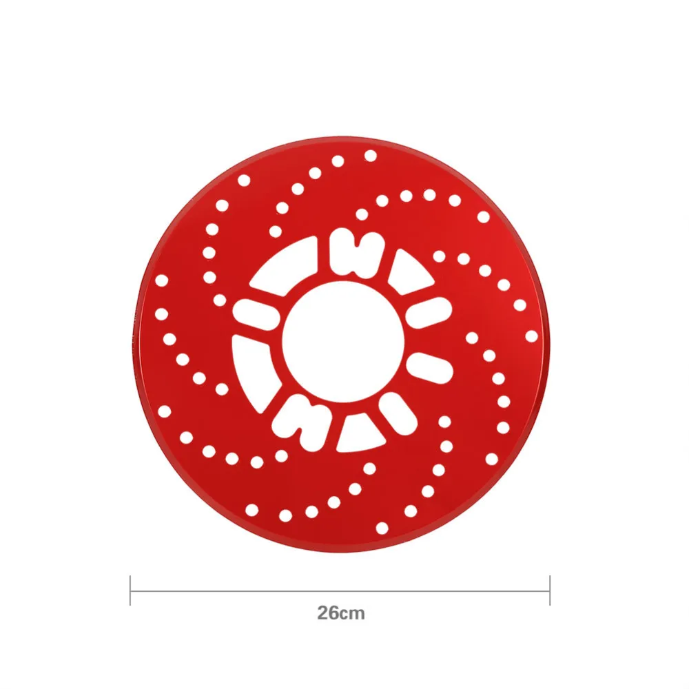 1 компл. авто алюминиевый диск тормозной декоративная отделка Чехлы для мангала модернизации 26 см красный