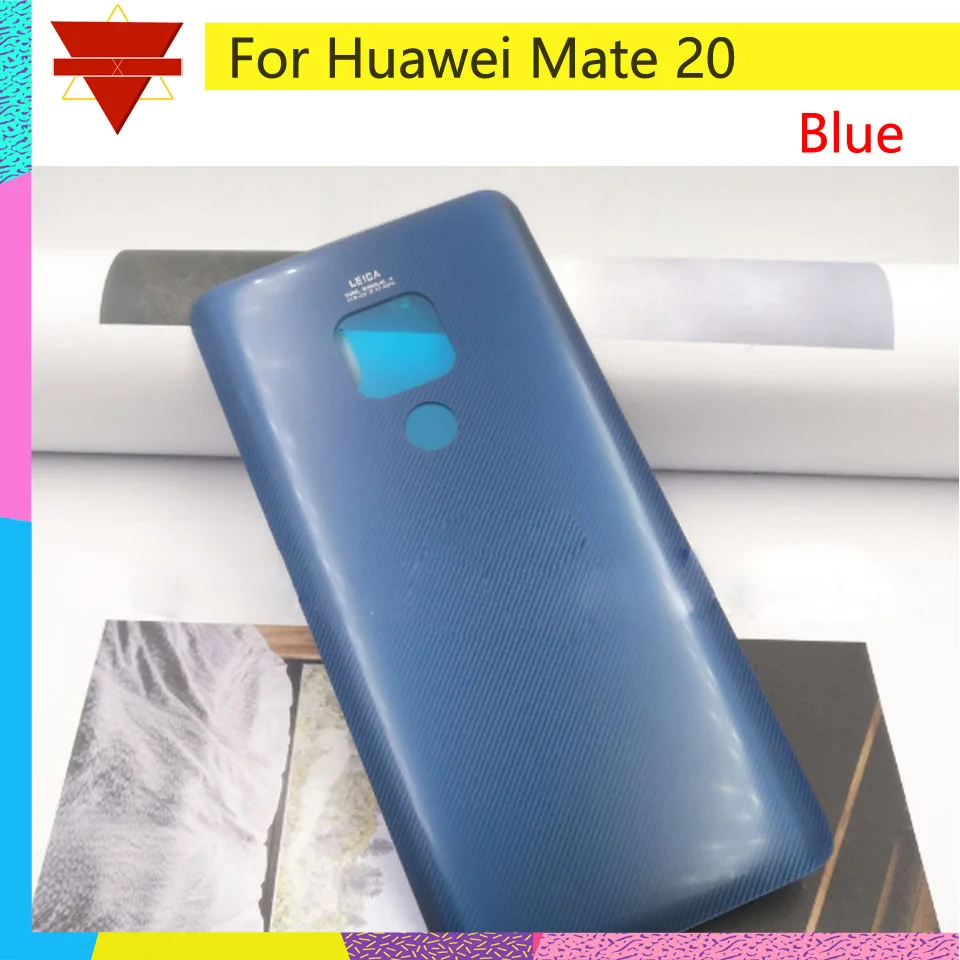 6,5" Чехол На заднюю крышку для huawei mate 20 HMA-L09 HMA-L29 запасная задняя крышка батарейного отсека с клейкой наклейкой