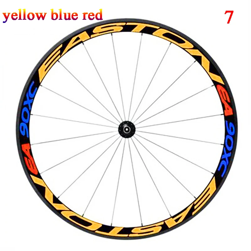 1 Side Bicycle Reflector Fluorescent MTB Bike Bicycle Sticker Cycling Car Motor Wheel Rim Reflective Stickers Decals Accessories