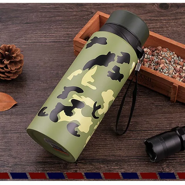 Creative Insulated Military Cup Outdoor Sports Camouflage Thermos