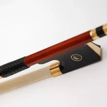 Скрипка Лук наивысшего качества Pernambuco Подлинная твердая 7ct золото FP981B# EMS