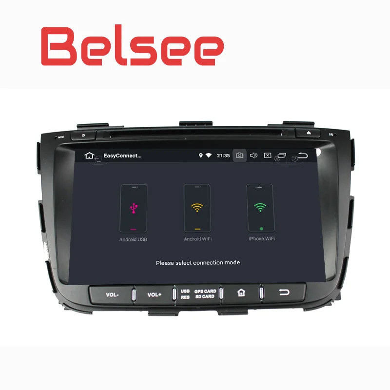 Стереомагнитола Belsee 2012 2013 2014 Kia Sorento на базе Android 8 0 автоголовное устройство с