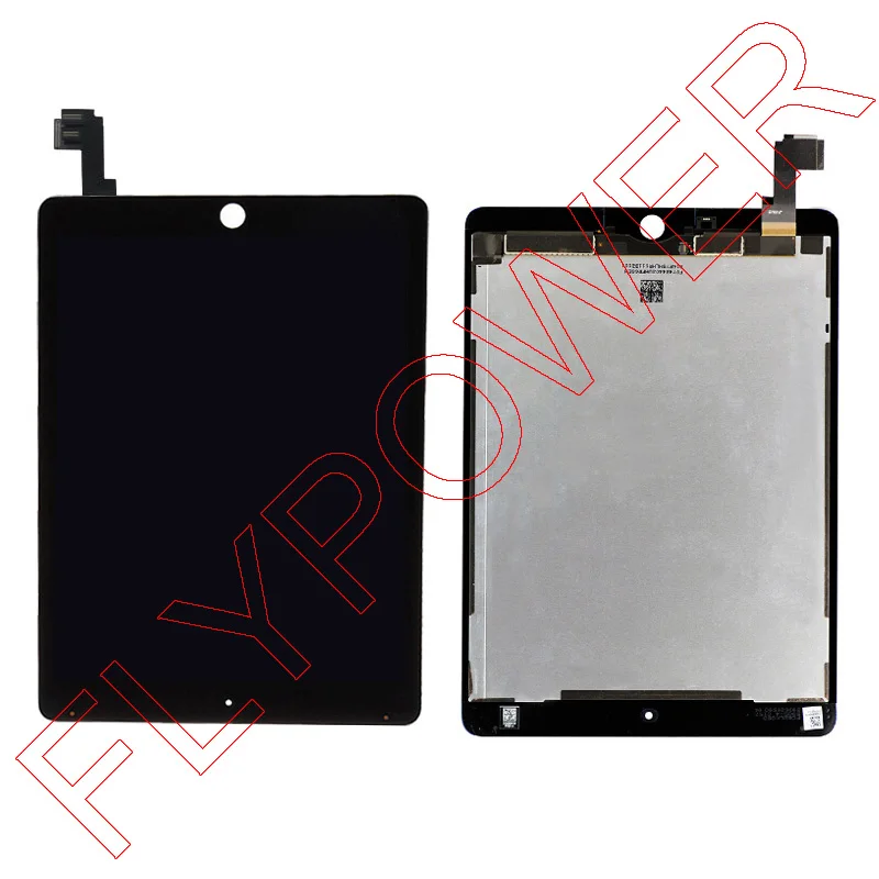 

100% Warranty LCD Screen Display With Touch Screen Digitizer Panel Assembly For ipad air 2 For ipad 6 by free DHL; 5pcs/lot