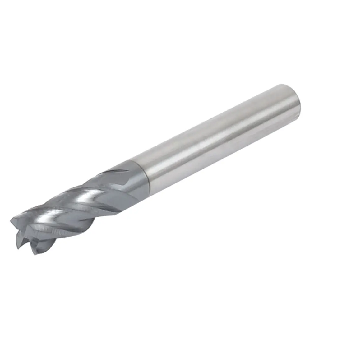 

UXCELL Tungsten Steel 4 Flutes 6Mm Width Straight Shank End Mill Cutter Tool Gray