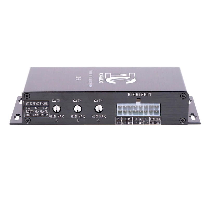 Автомобильный хост аудио активный конвертер HIFI 6 каналов RCA 6 в 6 из стерео высокой и низкой частоты динамик уровень конвертер адаптер