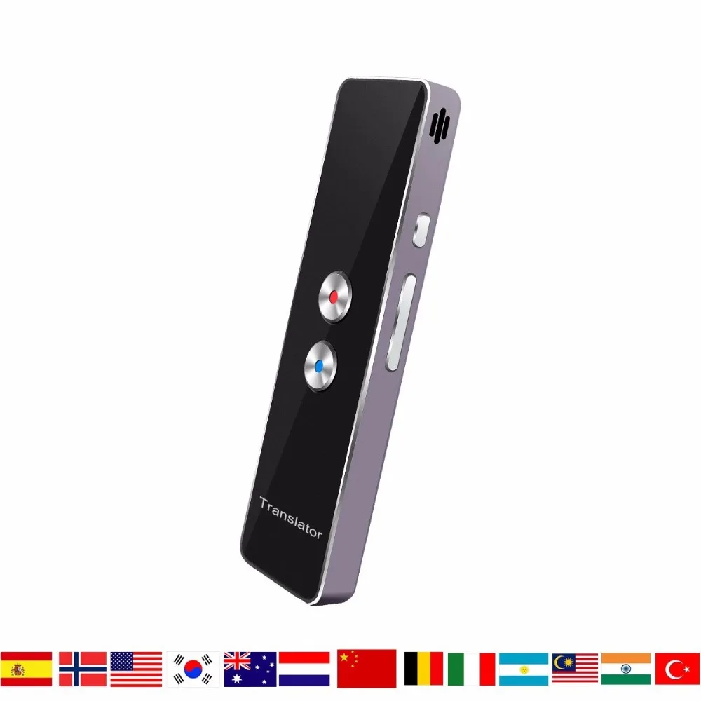 HBUDS Portable Smart Voice Translator Two Way Real Time Multi Language Translation For Learning Travelling Business