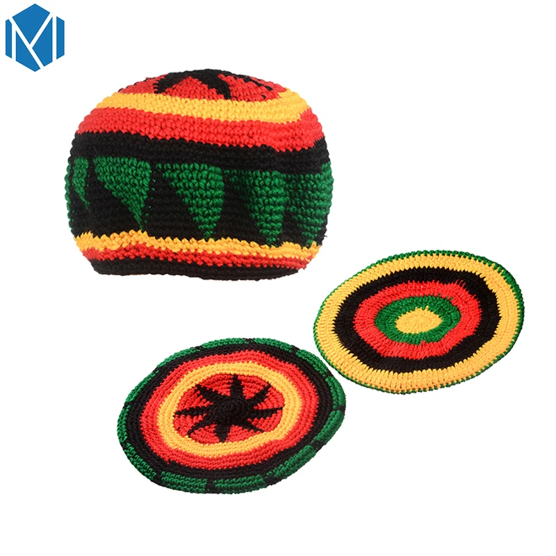Вязаная шапка в полоску C стиле хип хоп на Ямайке|beanie hat|hat rastagorro gorro |