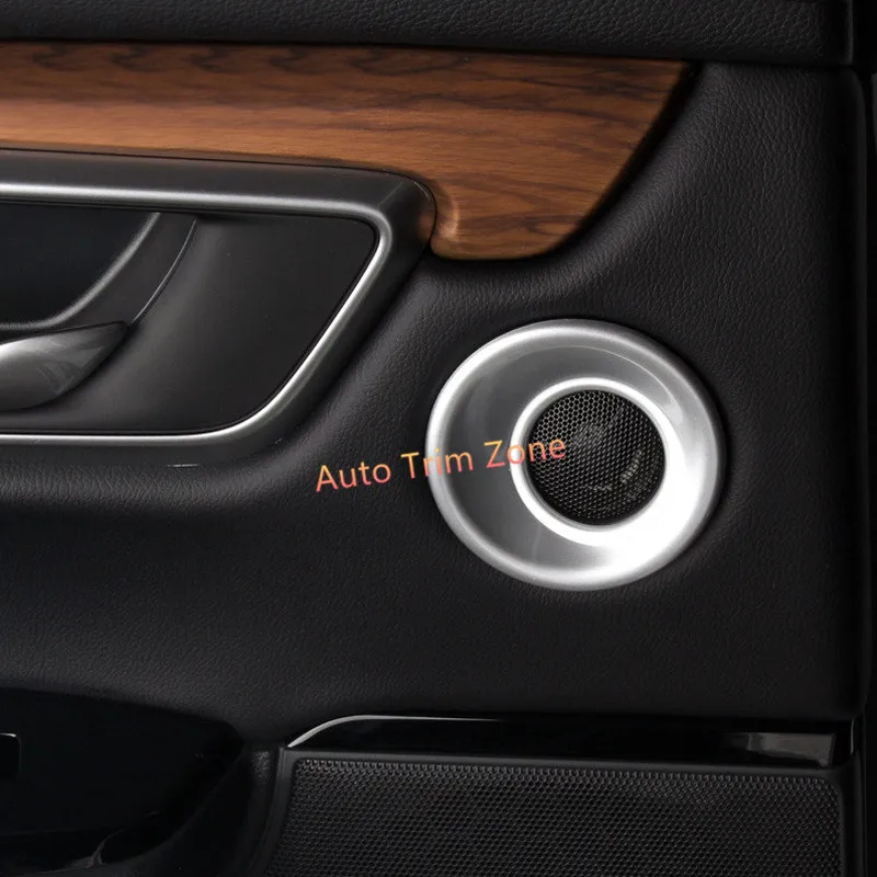 Interior Rear Door Tweeter Speaker Trim ABS Matt For Honda CR V CRV