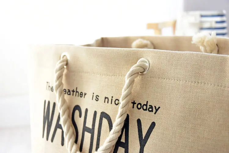 جديد سماكة القطن حبل قماش الغسيل ملابس داخلية منظم تخزين مربع أشتات حقيبة تخزين لل البرازيلي للعب