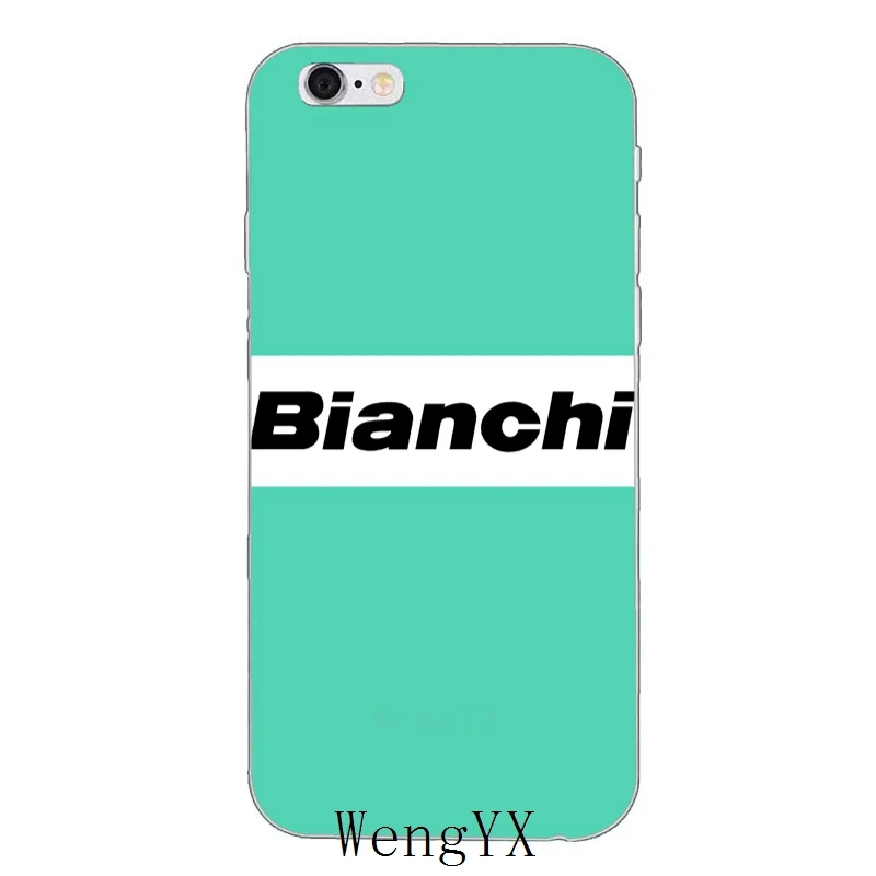 Bianchi велосипед логотип тонкий силиконовый мягкий чехол для телефона для Apple iPhone 4 4S 5 5S 5c SE 6 6s 7 8 plus X XR XS Max