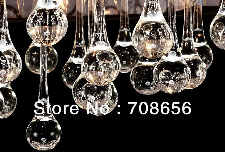 

100pcs 80*25MM CLEAR GLASS TEARDROP PRISM CHANDELIER LAMP PENDANT FREE SHIPPING