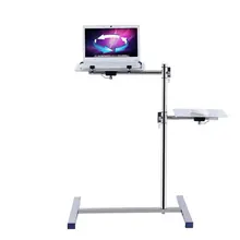 Mobile notebook desk lifting bracket lazy bed with cervical rotation portable comter frame FREE SHIPPING