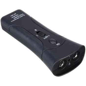 

New Ultrasonic Pet Dog Anti Barking Trainer Pet Products with High Power LED Flashlight Gentle Chaser Pet gentle Style