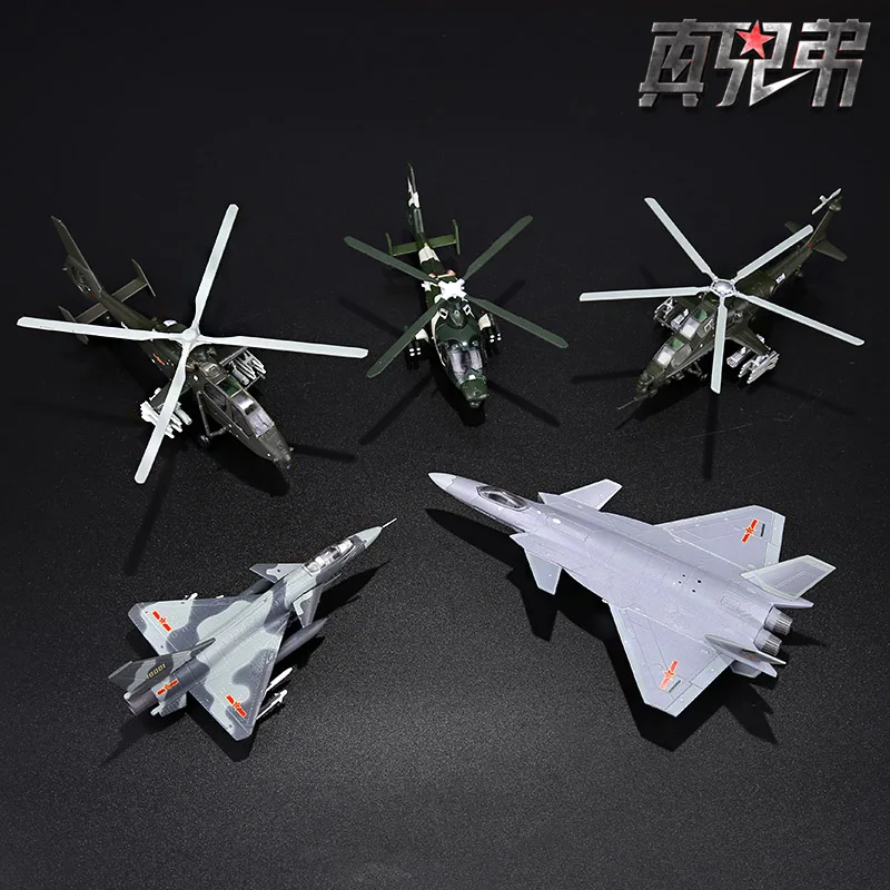 

1:144 J20 / J10 / WZ-19 / WZ-10 / Z-9 Alloy Aircraft Model Metal Toy Decoration