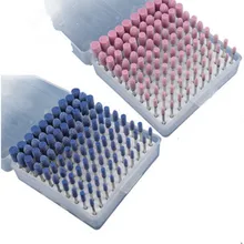 100 шт хромированный шлифовальный круг корундовый Полирующий красный шлифовальный круг корундовый набор колес