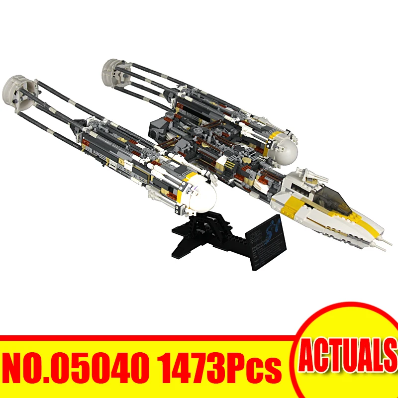 

DHL Lepin 05040 05143 Star Wars Set Y-Wing Attack Starfighter Fighter Building Blocks Bricks Toys Compatible Legoing 10134 75181