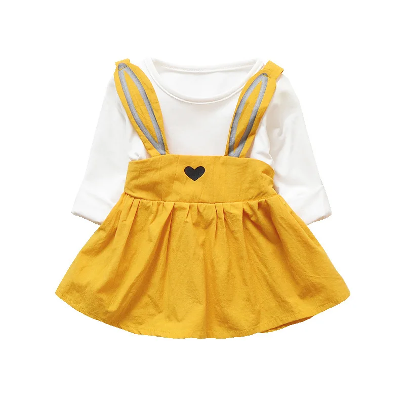 

Girls Dress 2018 Brand Printing Princess Dress Autumn Style Long Sleeve Cartoon Design for Children Clothes