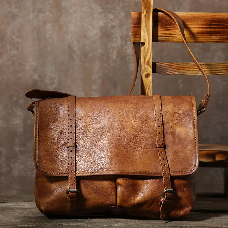 Gegerbtem Männlichen Retro Design Leder Umhängetasche 2 Original Importiert made Paket Hand Aetoo 1 wxBqFp0tX