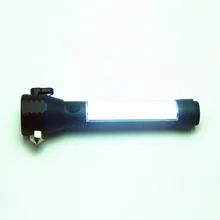 Многофункциональный фонарик на солнечных батареях USB зарядка молоток безопасности с резаком зуммер аварийный инструмент для выживания на открытом воздухе