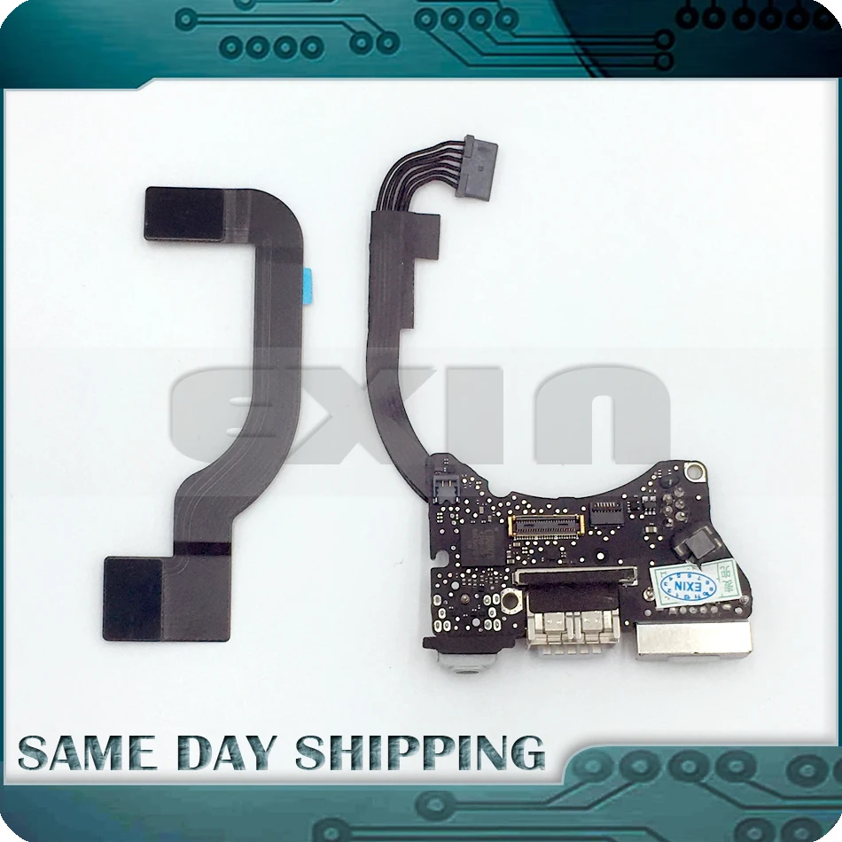 Genuine A1465 I/O USB Audio Board Power DC Jack + Cable 821-1721-A for MacBook Air 11