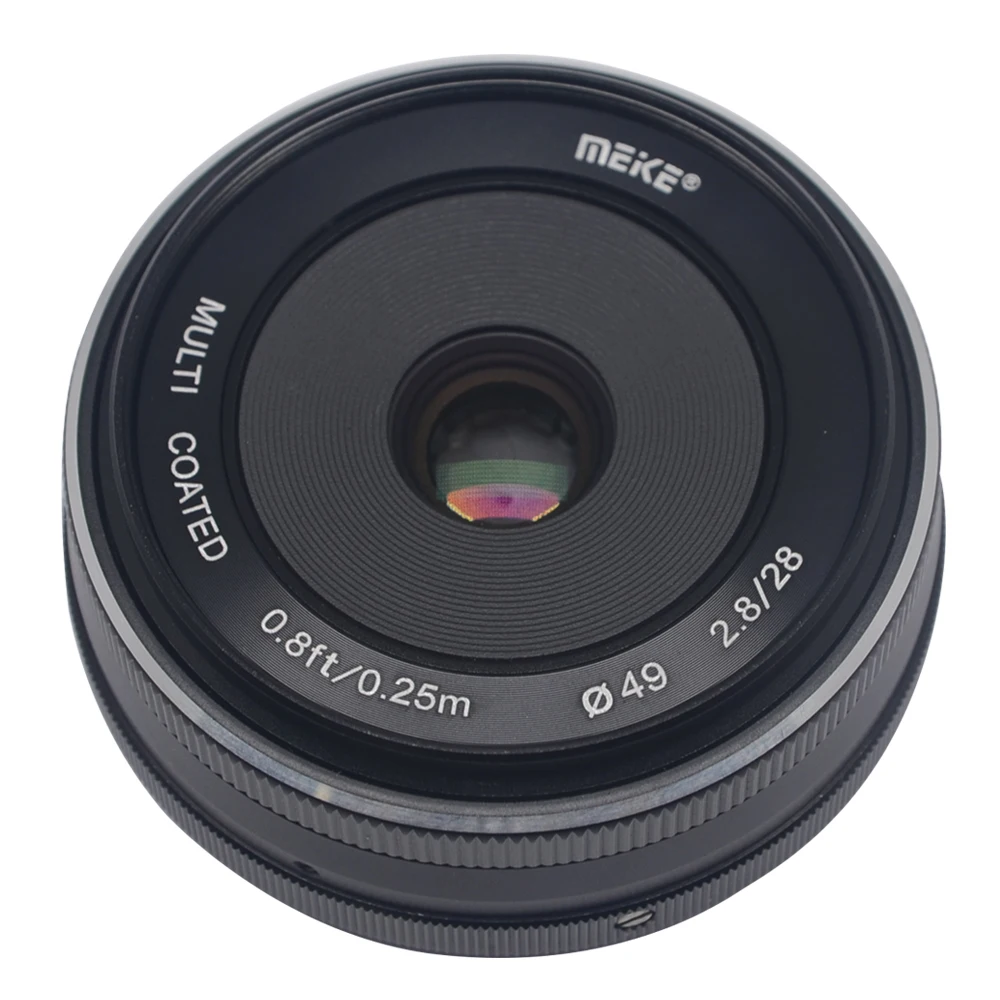 Mcoplus/Meike MK-28mm f/2,8 объектив с фиксированным ручным фокусом для системы 4/3 APS-C Olympus Panasonic Lumix GM1 GM2 GX1 GX2 GX7 GX8 GF5 GF6