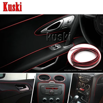 

5M Car Interior Mouldings Trim Strip Sticker For Audi A3 A4 B6 B8 B7 B5 A6 C5 C6 Q5 A5 Q7 TT A1 S3 S4 S5 S6 S8 Saab 9-3 9-5 93