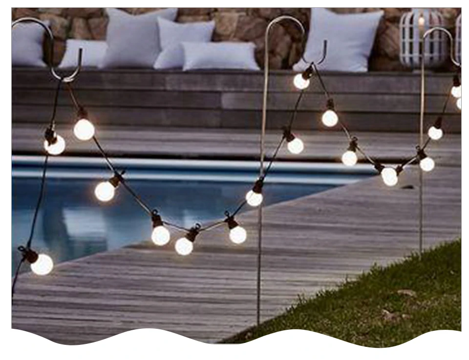Connectable Vintage Festoon Ball LED String Lights Christmas Fairy Holiday Lights Decoration For Garden Outdoor Party Garland (15)