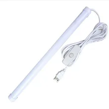 USB СВЕТОДИОДНЫЙ светильник 5 в Жесткая светодиодная лента для кухни с регулируемой яркостью алюминиевый светильник для шкафа светильник ing Теплый Холодный белый