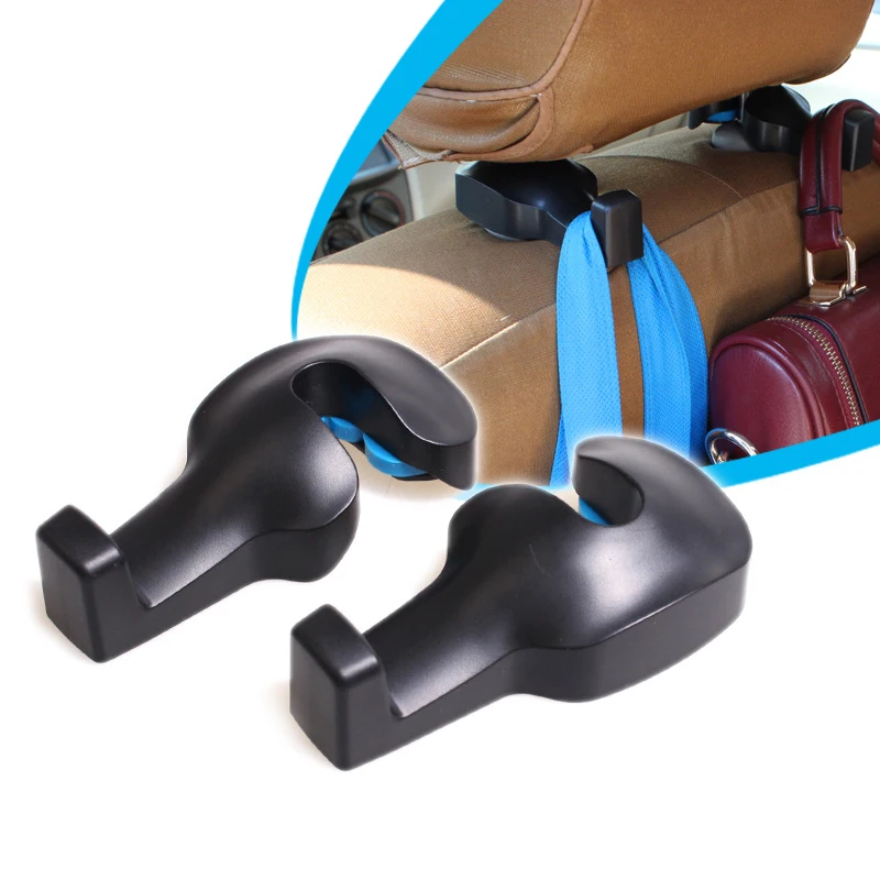 Universal Car Seat Back Hooks Hangers Organizer Universal Headrest