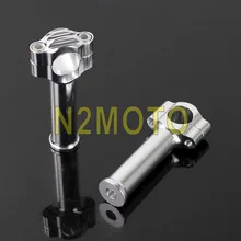 Алюминий " образного руля 25,4 мм бар крепление грубые корабль 5" Райзер для Harley Touring Softail XL883 XL1200 Кафе Racer