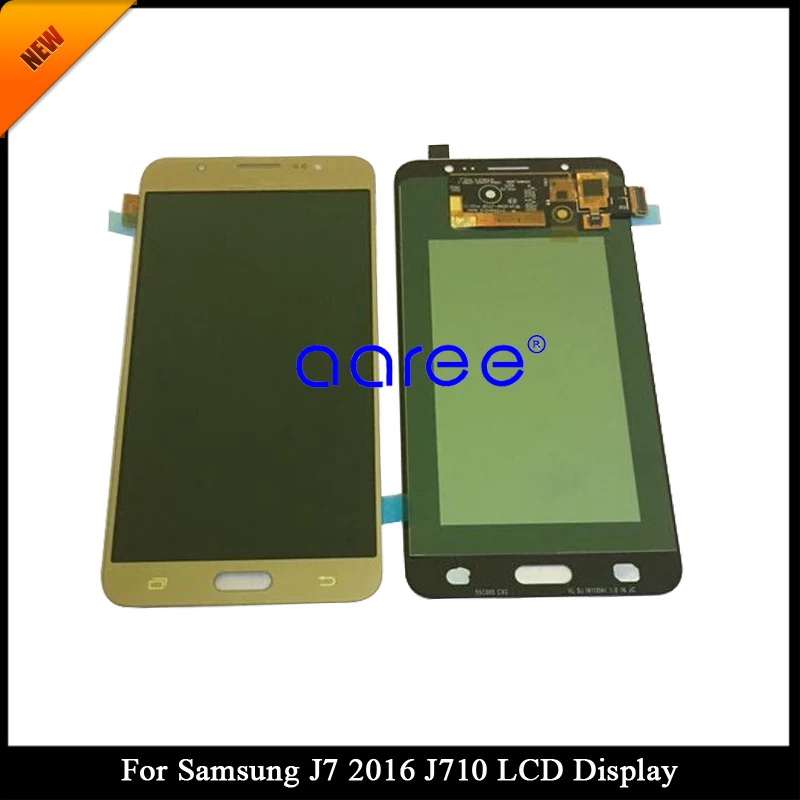100% протестированный Super AMOLED для Samsung J7 2016 J710 ЖК дисплей J710F Дисплей сенсорный
