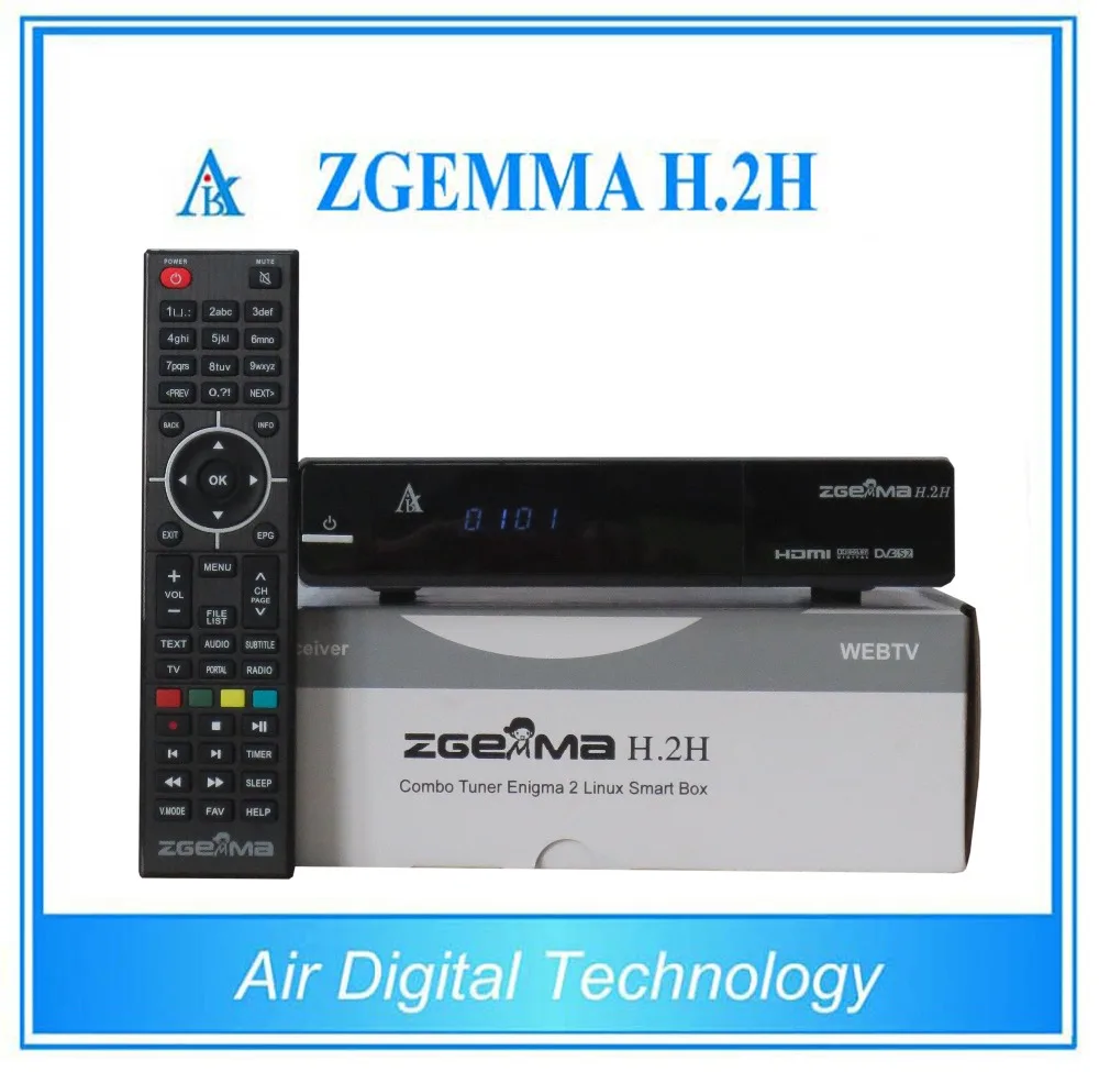 

2pcs/lot Original ZGEMMA H .2H with bcm7362 Dual Core DVB-S2 + DVB-T2/C Hybrid tuner Combo Satellite Receiver Enigma2 Linux HD