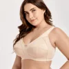 Women's Non-Padded Wire Free Comfort Lift Full Coverage Support Bra Plus Size ► Photo 3/6
