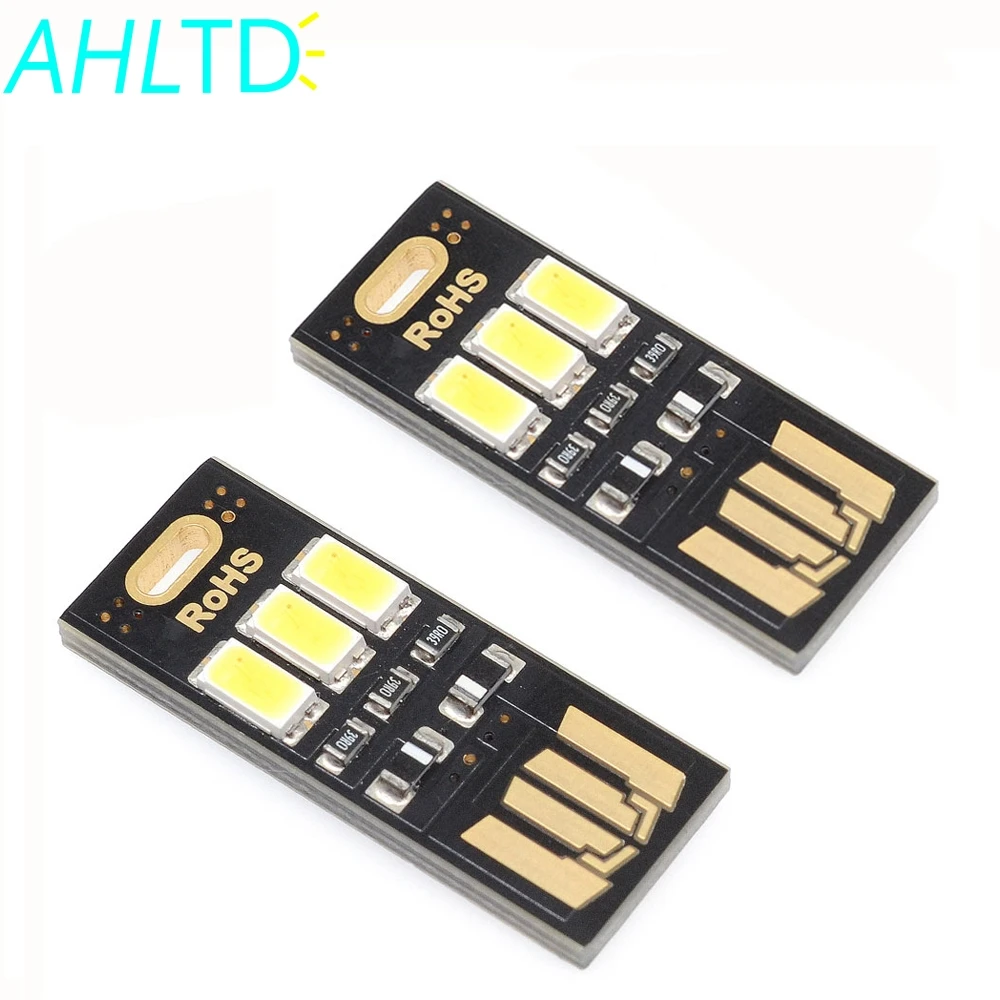 

1X 5V One-sided Pocket Card Lamp Bulb Led Keychain Mini LED Energy Saving Warm White car usb led Portable Novelty Bulb USB Power