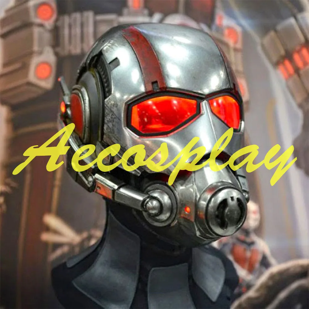 

2016 Halloween Ant-Man Helmet Antman Scott Lang Paul Cosplay Mask Prop Hallowmas For 12-14Y childs