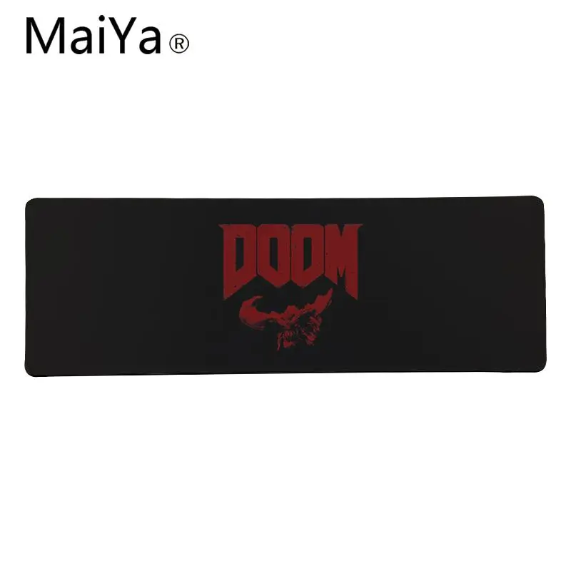 Lock Edge 40X90cm Maiya высокое качество DOOM игровые клавиатуры резиновый коврик игровой коврик для мыши Настольный коврик большой коврик для мыши клавиатуры коврик - Цвет: Lock Edge 40X90cm