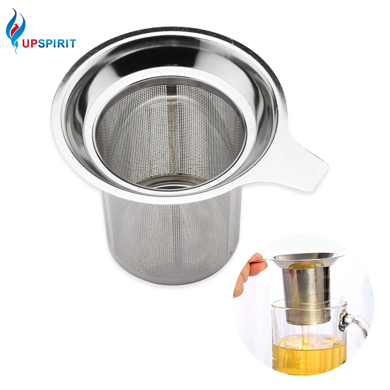 

Upspirit Stainless Steel Mesh Tea Infuser Metal Cup Strainer Teapot Loose Tea Leaf Spice Filter Sieve Home Drinkware Accessories