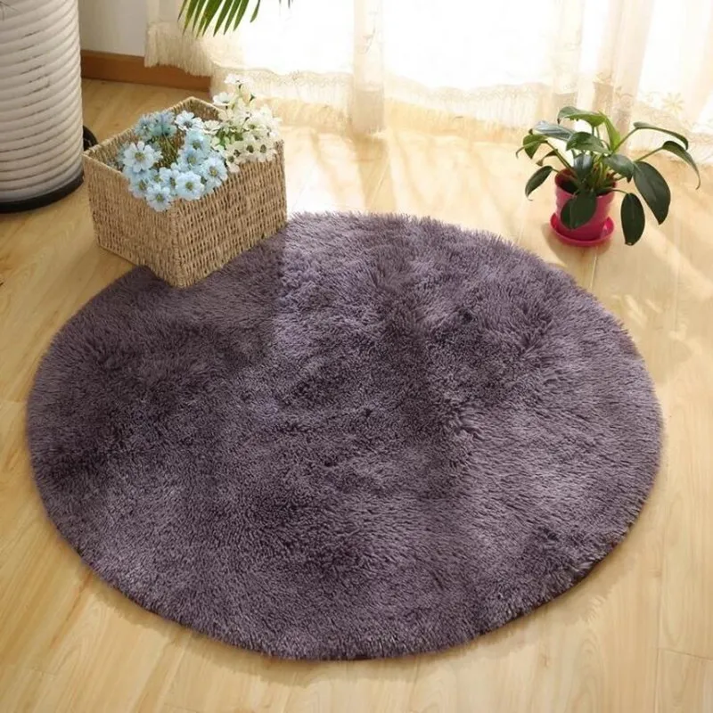 Solid color Round Carpet Computer Chair Carpets Dome of mattress floor mats Shaggy Faux Fur Area Rug for Living Room Kids Room Solid color Round Carpet Computer Chair Carpets Dome of mattress floor mats Shaggy Faux Fur Area Rug for Living Room Kids Room