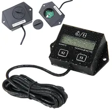 Автомобильные водонепроницаемые цифровые таймеры двигателя, счетчик часов, тахометр, датчик двигателя, ЖК-дисплей для мотоцикла, морской лодки, двигатель, ход двигателя