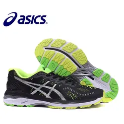 Новое поступление официальный ASICS GEL-KAYANO 23 T646N мужские кроссовки спортивная обувь кроссовки Удобная уличная спортивная обувь hongniu