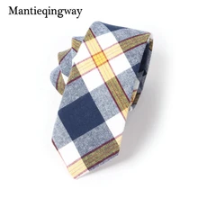 Плед Хлопок Галстуки Классические мужские Галстуки 6.5 см ширина Галстуки Мужчин Тощий Сельма Галстук Gravata Для Мужчин Костюм галстуки для мужчин