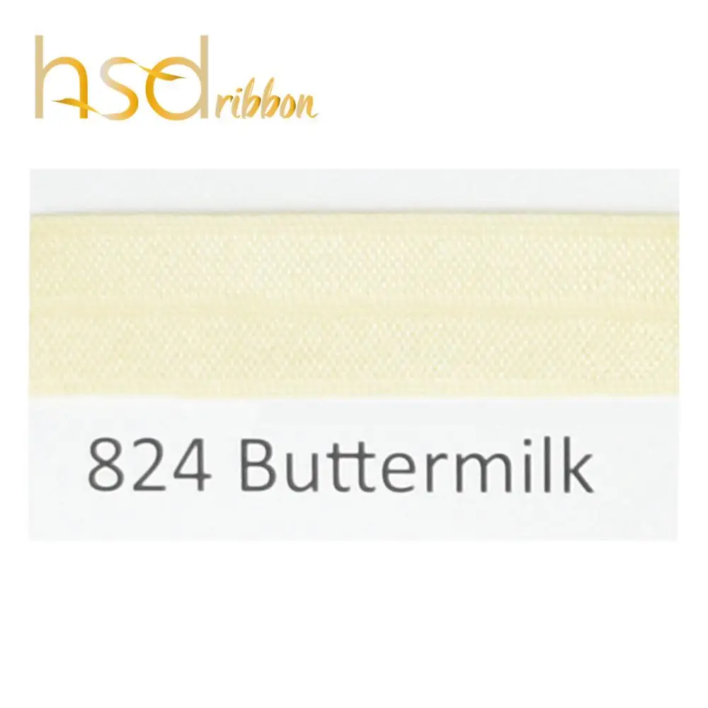 HSDRibbon 5/" 16 мм твердая различная крик и Коричневая серия цвет складывающийся эластичный - Цвет: 824