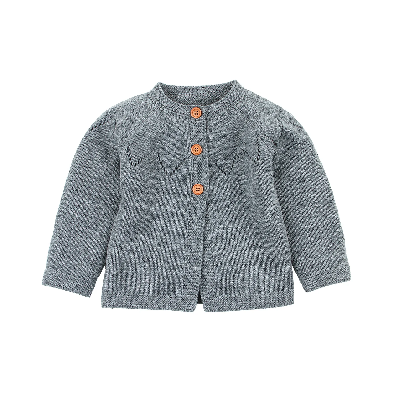 Весенне-осенний детский вязаный кардиган в полоску с длинными рукавами для маленьких девочек, Европейский милый свитер, куртка, Новорожденные малыши, верхняя одежда