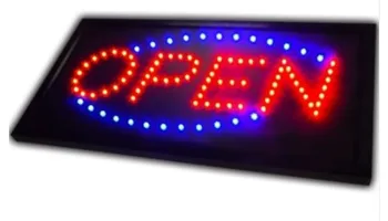 

LED Open Sign Advertising Light Billboard Shopping Mall Bright Animated Motion Business Store Open Shop Billboard