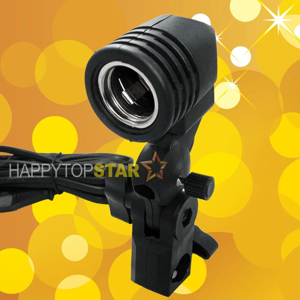 Photo Video Single Light Lamp Bulb Holder E27 Socket Umbrella Bracket