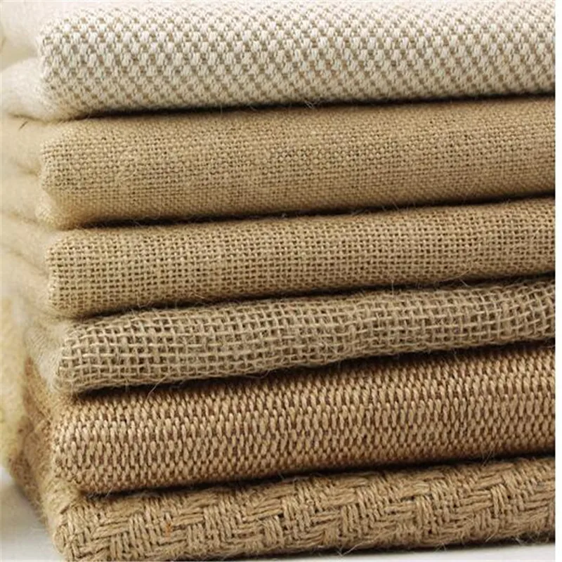 150cm width soft snowflakes fabric Natural Hemp Fabric linen ...