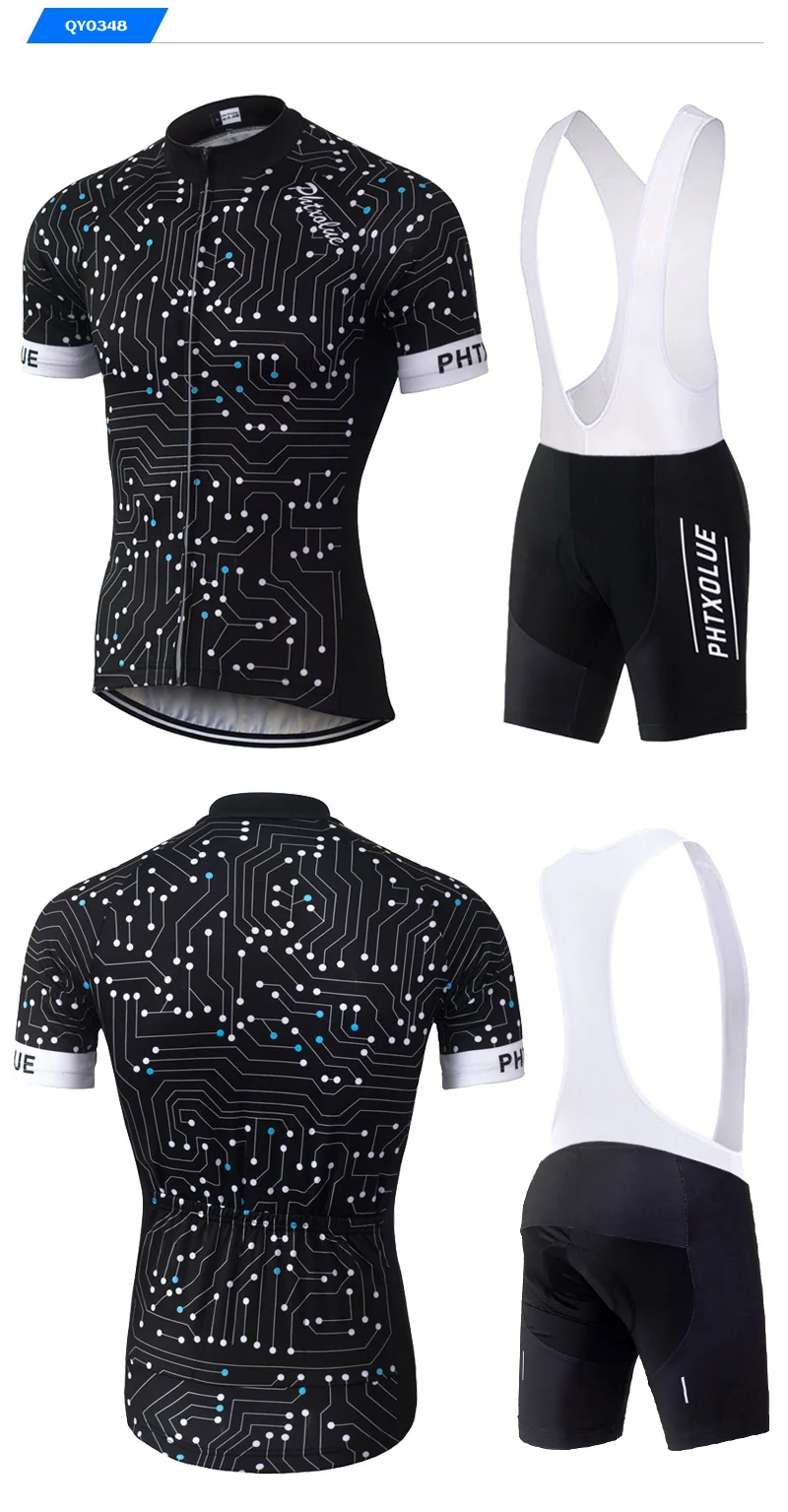 Phtxolue Мужская велосипедная Джерси Набор Pro Team дышащая велосипедная одежда для горного велосипеда велосипедная Одежда для велоспорта