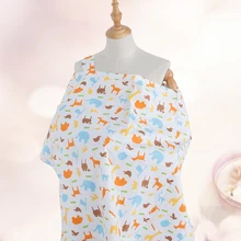 Накидка для кормящих мам дышащий мать накидки для кормления грудью Мягкий хлопок Регулируемая декольте крышка на открытом воздухе для кормления накидка-пончо вверх